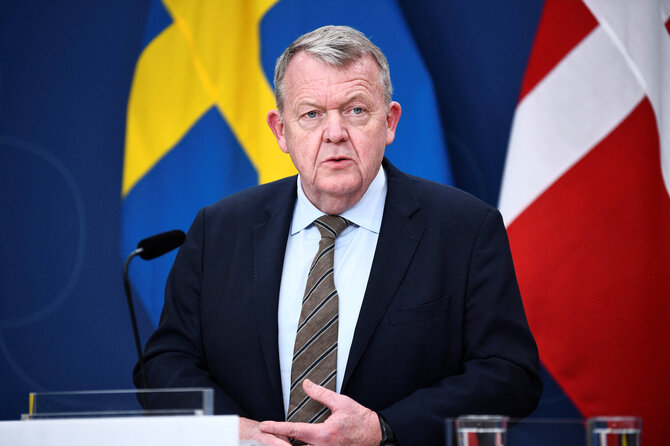 Larsas Lokke Rasmussenas / Lars Schröder/TT / via REUTERS