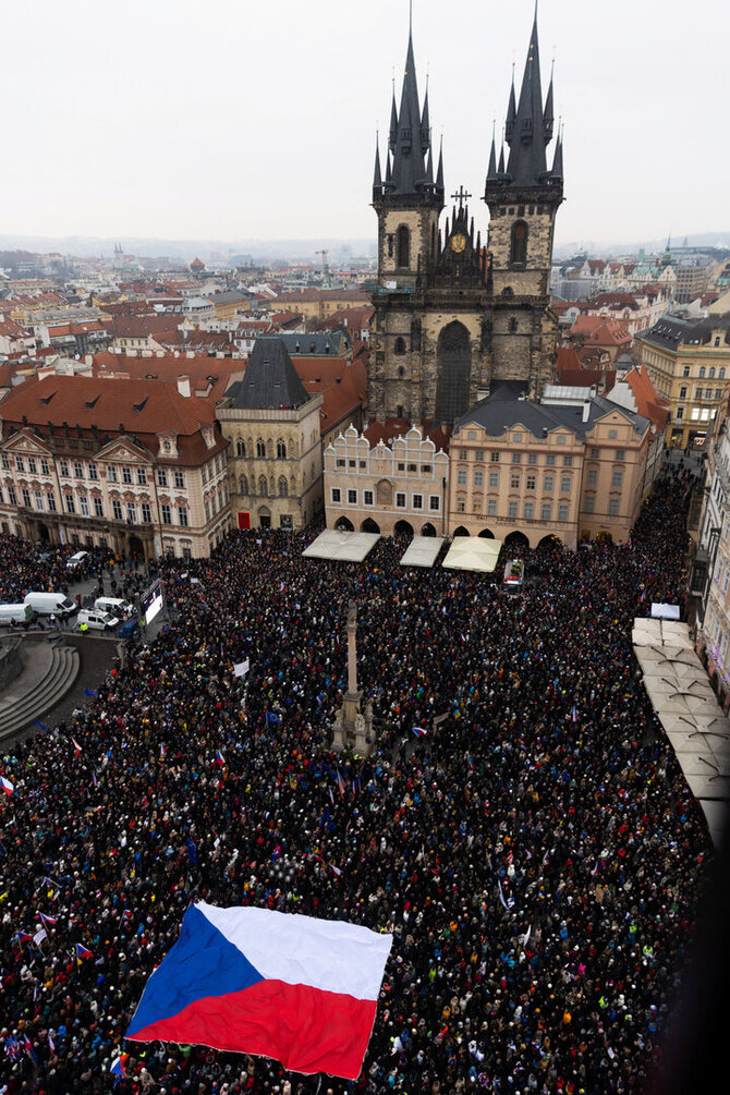 Protestas Čekijoje / Eva Korinkova / REUTERS