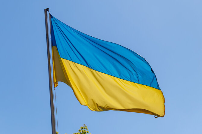 DPA/„Picture-Alliance“/„Scanpix“/Ukrainos vėliava