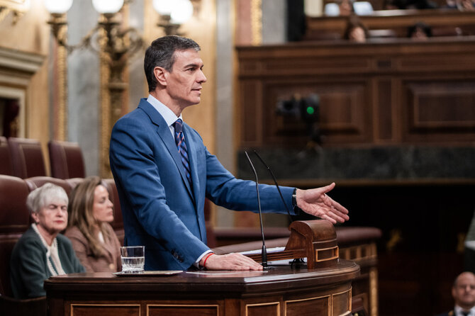 Pedro Sanchezas parlamente / CéSar Vallejo RodrÃGuez / ZUMAPRESS.com