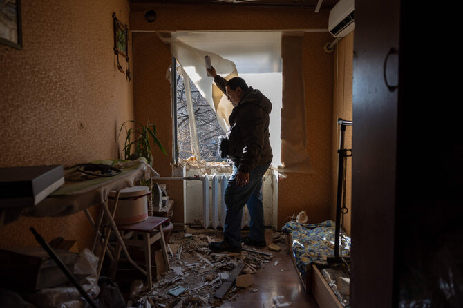 AFP/ „Scanpix“/Karas Ukrainoje
