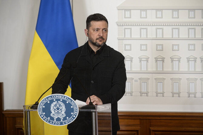 Volodymyras Zelenskis / FOTOGRAMMA / STEFANO CARO/SIPA / FOTOGRAMMA / STEFANO CARO/SIPA