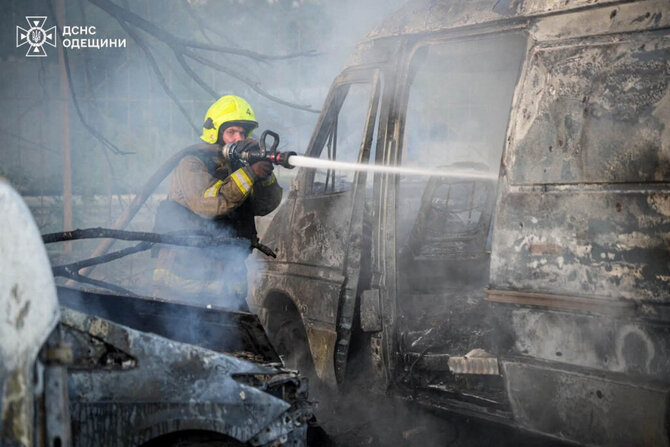 STATE EMERGENCY SERVICE OF UKRAI / via REUTERS