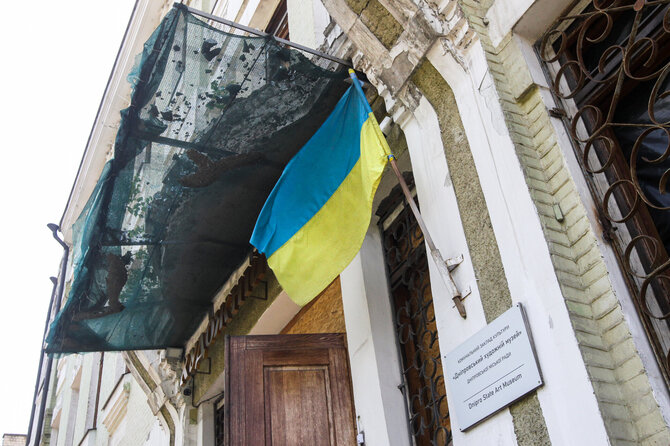 Ukrainos vėliava / Mykola Miakshykov / ZUMAPRESS.com