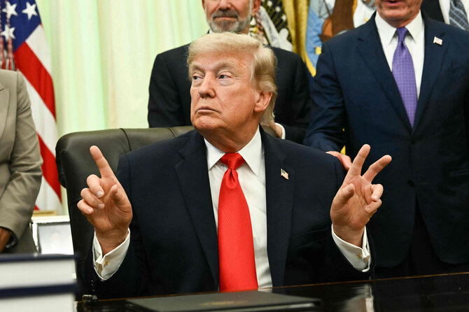 Donaldas Trumpas / KENT NISHIMURA / AFP