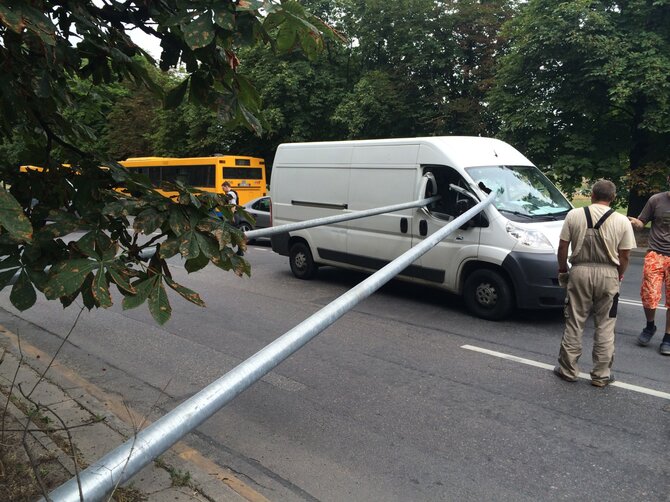 Avarija Goštauto gatvėje, Vilniuje