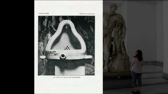 VIDEO kadras: Marcel Duchamp, Fountain, 1917