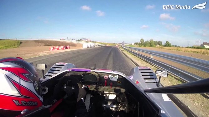 VIDEO kadras: Konstantino Calko (Radical SR8) onboard