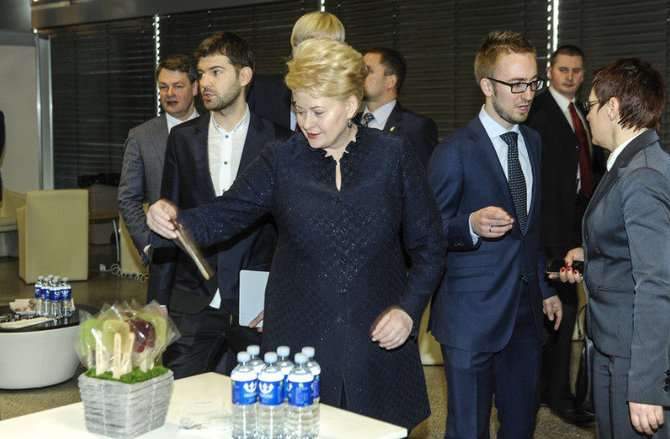 Asmeninio archyvo nuotr./Ledinukai žinomi ir prezidentei Daliai Grybauskaitei