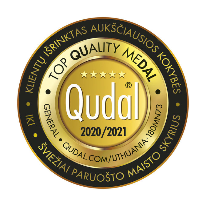 Partnerio nuotr./Išskirtinės kokybės ženklas QUDAL 