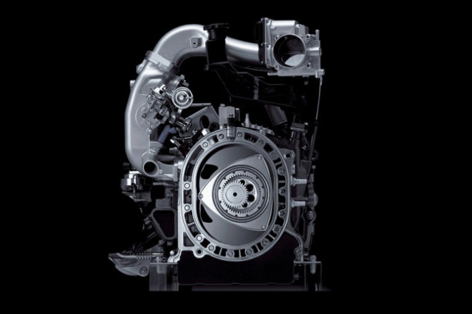Gamintojo nuotr./„Mazda“ rotorinis variklis