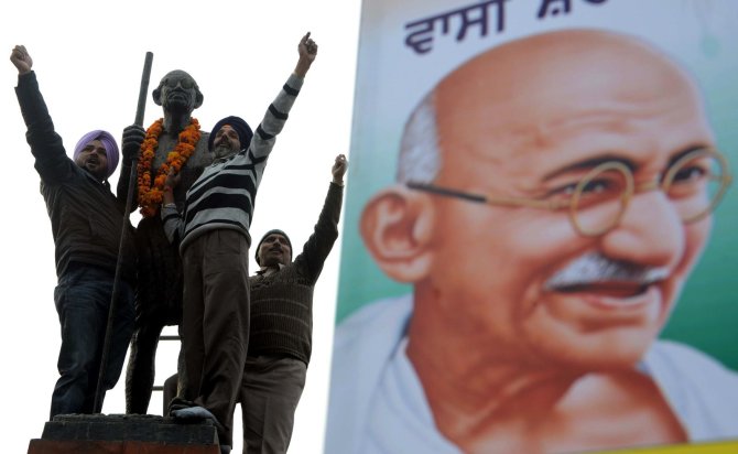 AFP/„Scanpix“ nuotr./Mahatma Gandhi