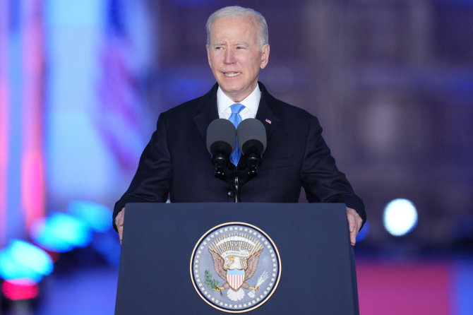 Scanpix/AP Photo/Joe Biden w Polsce