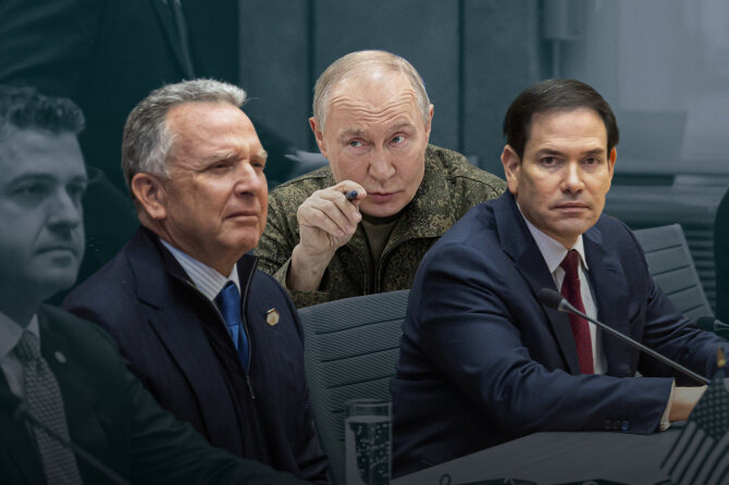 15min koliažas/Steve'as Wittkofas, Vladimiras Putinas, Marco Rubio