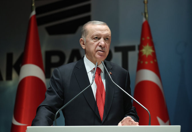 „Zuma press“/„Scanpix“/Turkijos prezidentas Recepas Tayyipas Erdoganas