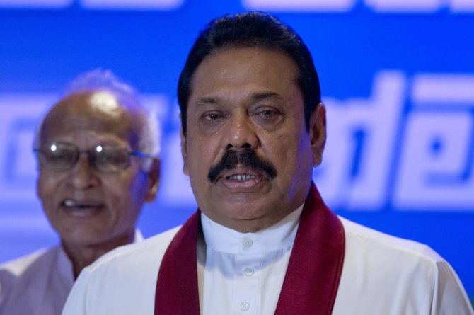 AFP/„Scanpix“ nuotr./Mahinda Rajapaksa