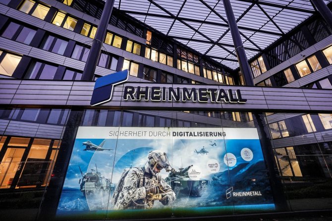 „AP“/„Scanpix“/Vokietijos karinės pramonės bendrovė „Rheinmetall“