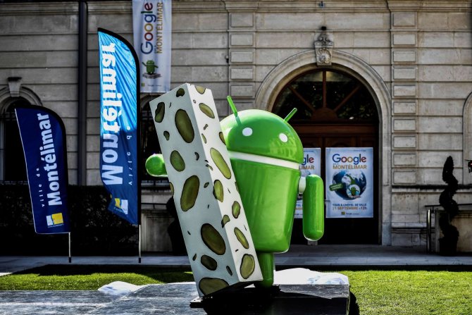 AFP/„Scanpix“ nuotr./„Android Nougat“ operacinės sistemos talismanas