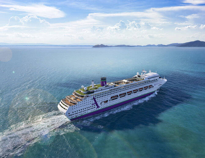 „Ambassador Cruise Line“ nuotr./Bendrovės „Ambassador Cruise Line“ kruizinis laivas