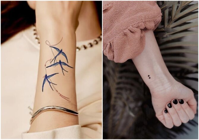 Pinterest.com nuotr./Minimalistinės tatuiruotės