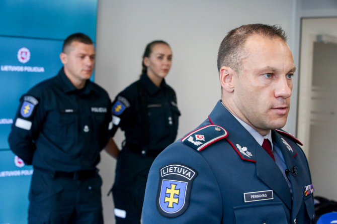 Vidmanto Balkūno / 15min nuotr./Lietuvos policija pristato naujas uniformas