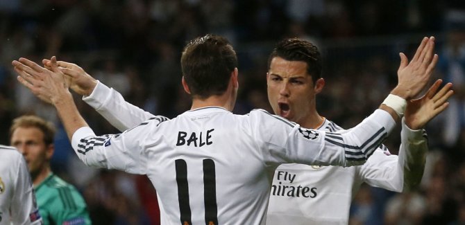 „Reuters“/„Scanpix“ nuotr./Garethas Bale'as ir Cristiano ronaldo