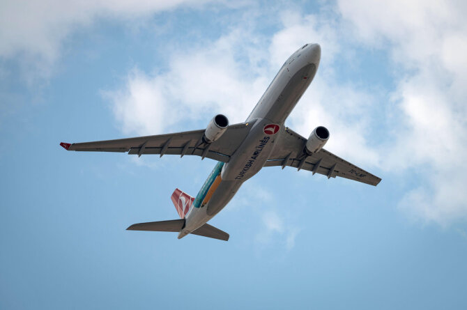 „Turkish Airlines“ keleivinis lėktuvas / Bogac Erkan / Alamy