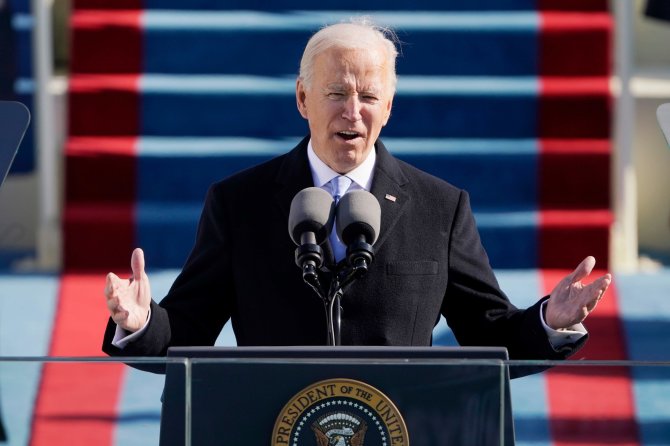 AFP/„Scanpix“ nuotr./Joe Bideno inauguracijos ceremonija