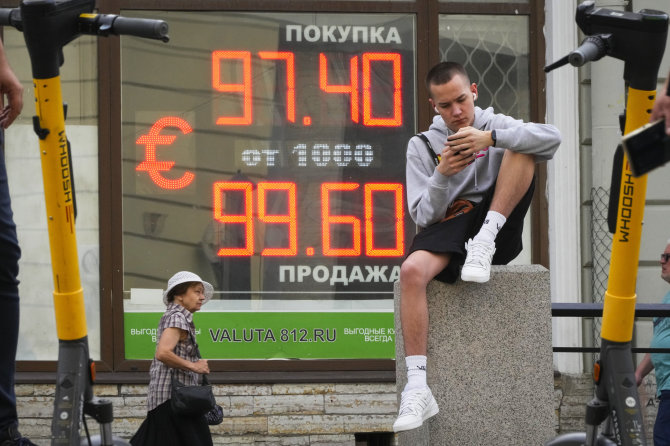 „Scanpix“/AP nuotr./Rusijos ekonomika