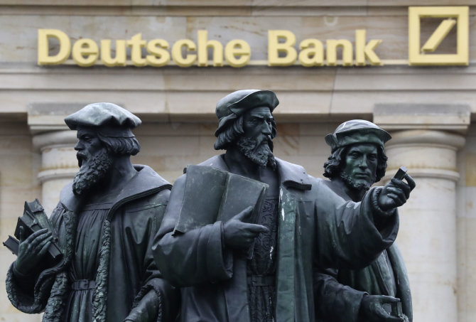 „Reuters“/„Scanpix“ nuotr./„Deutsche Bank“ problemos gali virsti didžiule krize