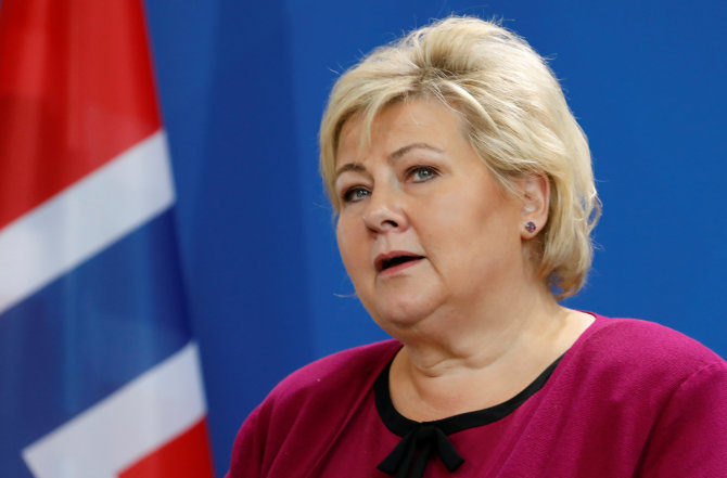 „Reuters“/„Scanpix“ nuotr./Erna Solberg