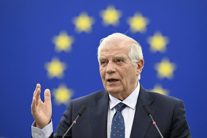 „AFP“/„Scanpix“/Europos Sąjungos diplomatijos vadovas Josepas Borrellis