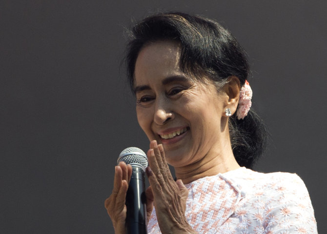 „Scanpix“/AP nuotr./Aung San Suu Kyi