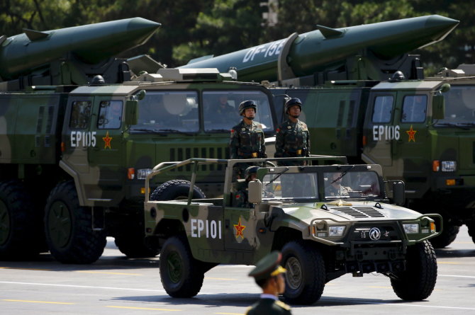 „Reuters“/„Scanpix“ nuotr./Kinijos kariuomenė