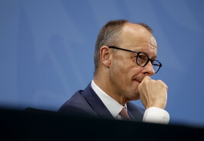 Friedrichas Merzas / ODD ANDERSEN / AFP