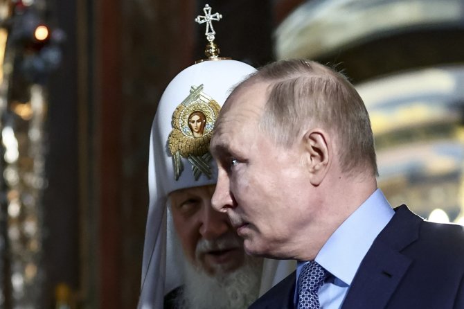 „AP“/„Scanpix“/Rusijos prezidentas Vladimiras Putinas
