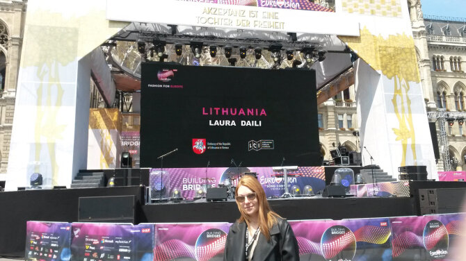 Asmeninė nuotr./Laura Daili jau dalyvavo Vienoje vykusiame „Fashion For Europe“ renginyje 2015 m.