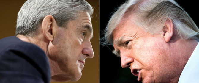 AFP/„Scanpix“ nuotr./Robertas Muelleris ir Donaldas Trumpas