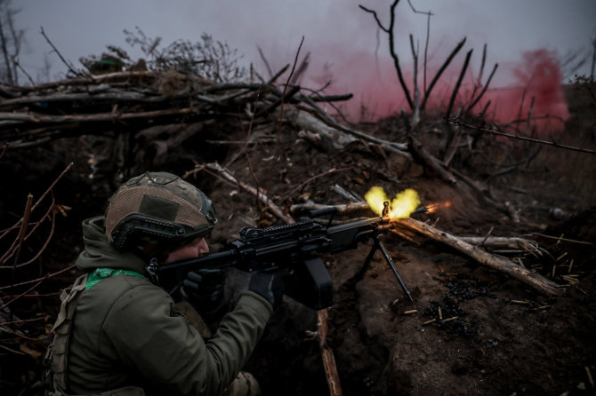 „Reuters“/„Scanpix“/Karas Ukrainoje