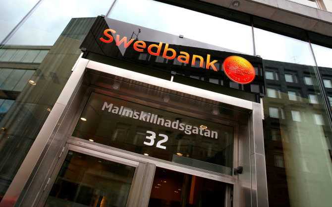 „Reuters“/„Scanpix“ nuotr./„Swedbank“ skyrius Stokholme
