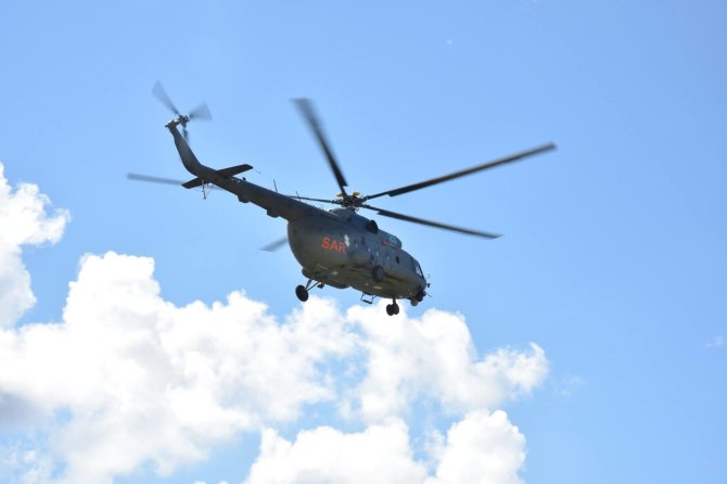 KAM nuotr./Karinių oro pajėgų sraigtasparnis Mi-8