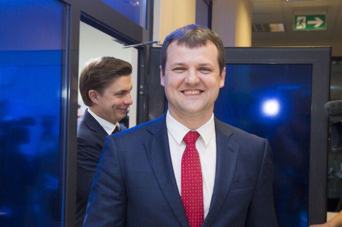 Irmanto Gelūno / BNS nuotr./Gintautas Paluckas ir Mindaugas Sinkevičius