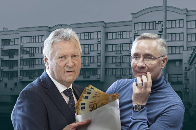15min ir Gintarės Daknytės nuotr./Kazys Starkevičius ir Danielis Krinickis