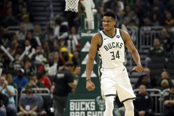 „Scanpix“ nuotr./Giannis Antetokounmpo 