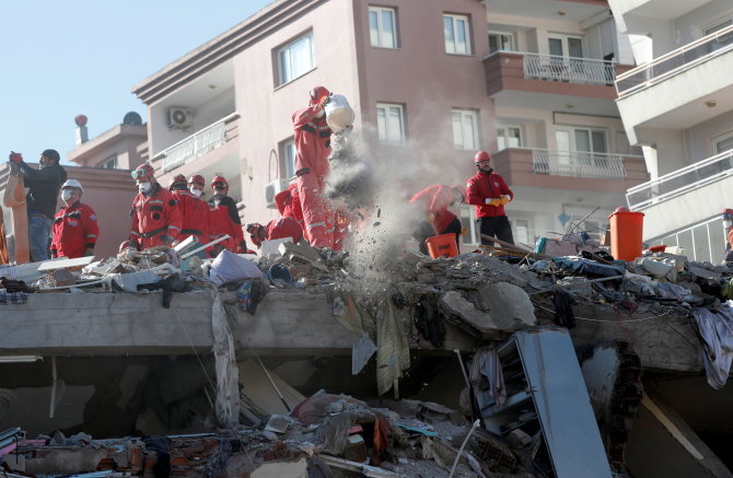 „Scanpix“/Reuters/Žemės drebėjimas Turkijoje