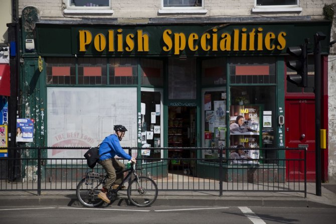„Scanpix“/AP nuotr./Imigrantai iš Lenkijos Jungtinėje Karalystėje