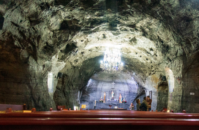 15min nuotr./Zipakiros (Zipaquira) druskos katedra