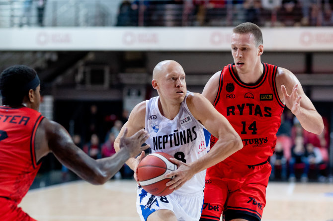 Lukas Balandis / BNS nuotr./Vilniaus „Rytas“ – Klaipėdos „Neptūnas“