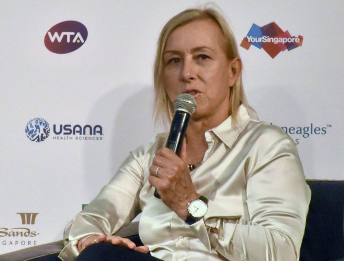 AFP/„Scanpix“ nuotr./Martina Navratilova