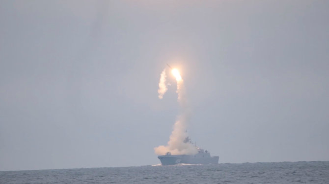 „Reuters“/„Scanpix“ nuotr./Raketa „Cirkon“